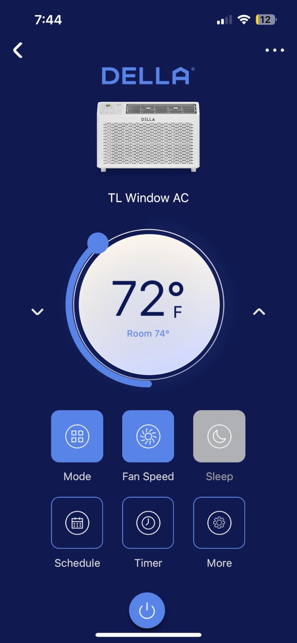 DELLA 6000 BTU AC Unit with Energy Saving Window Air Conditioner,WIFI Smart Controls, GEO Location, Work with Alexa, Cools Up to 250 Sq. Ft, Easy Install,Reusable Filter,Remote, Dehumidifier, Fan customer photo 2