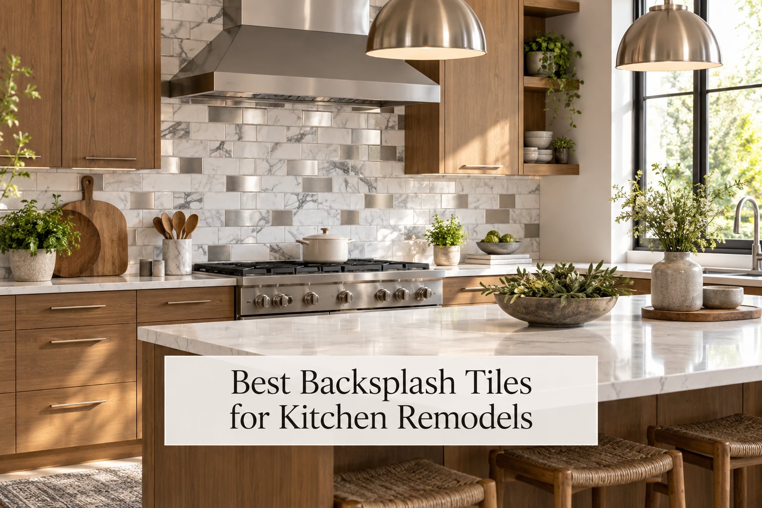 Best Backsplash Tiles for Kitchen Remodels