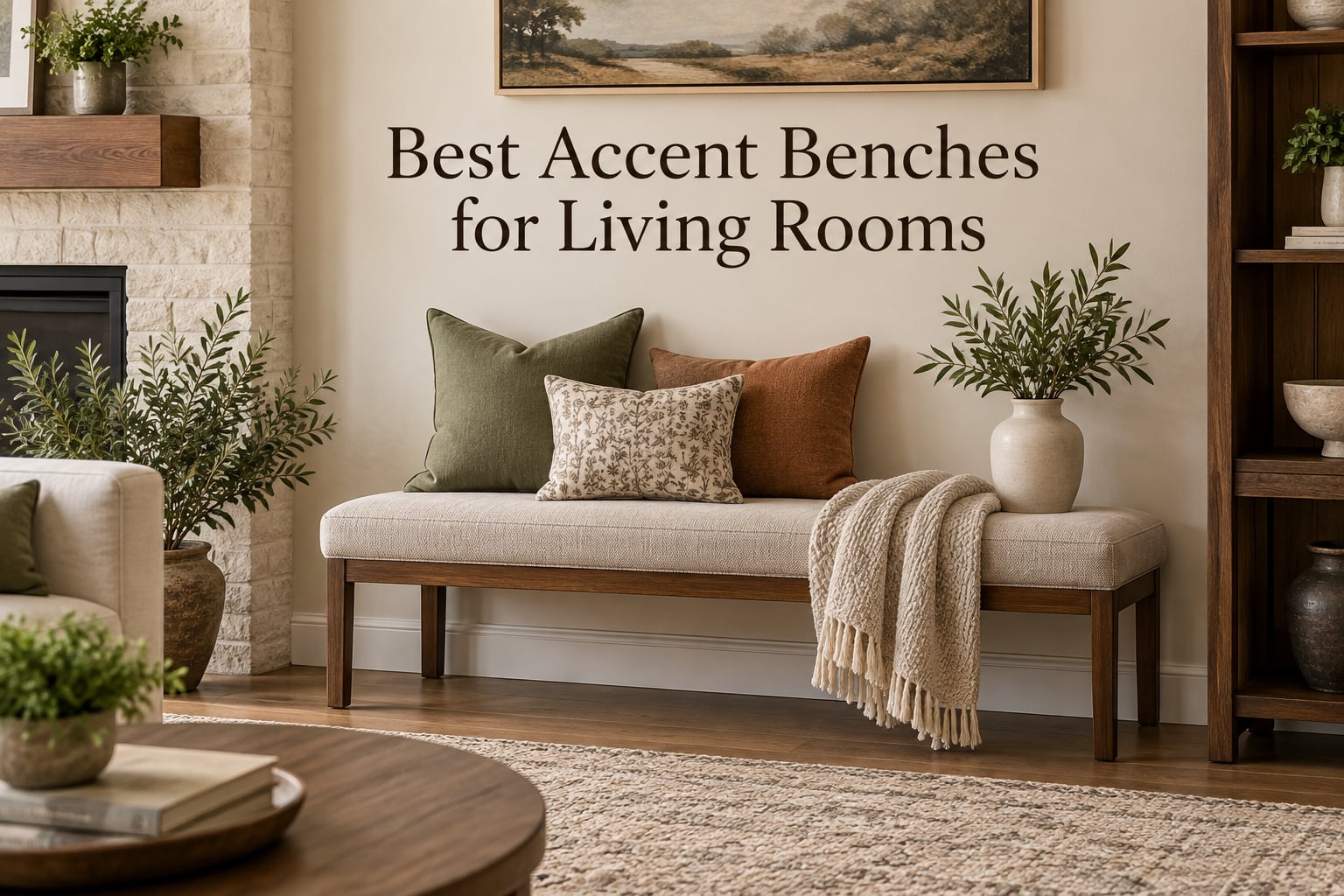 Best Accent Benches for Living Rooms