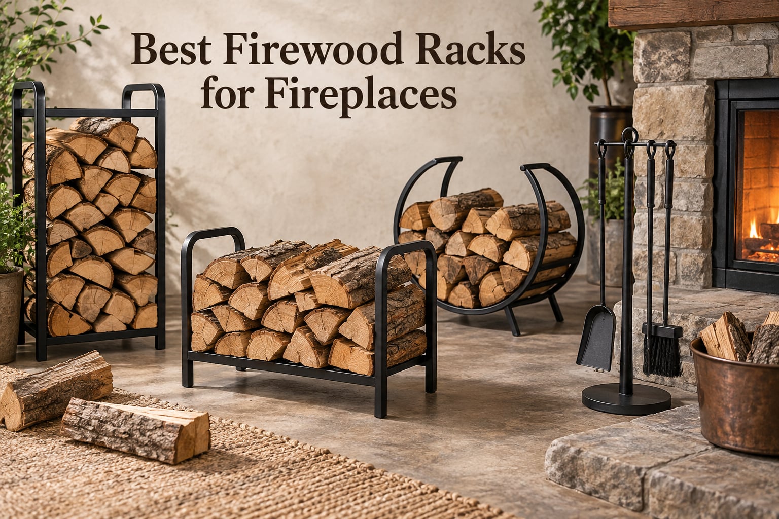 Best Firewood Racks for Fireplaces