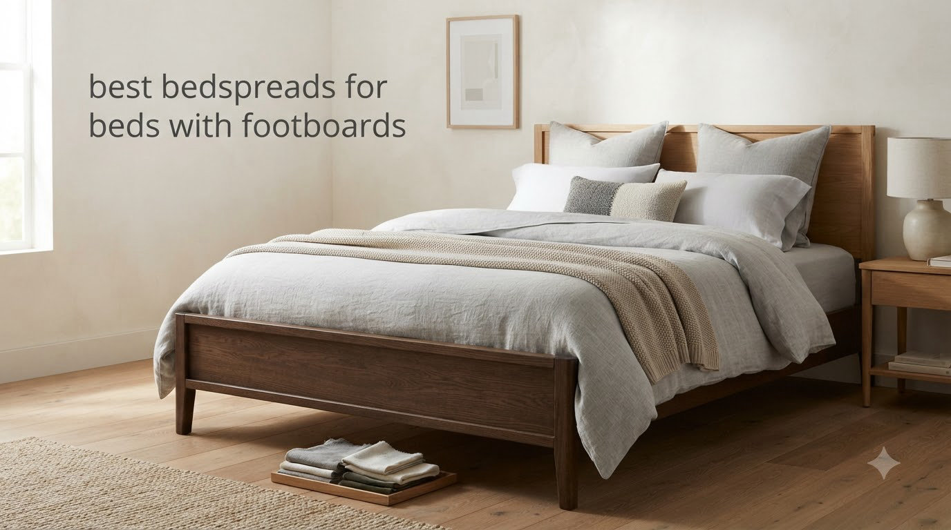 best bedspreads for beds with footboards