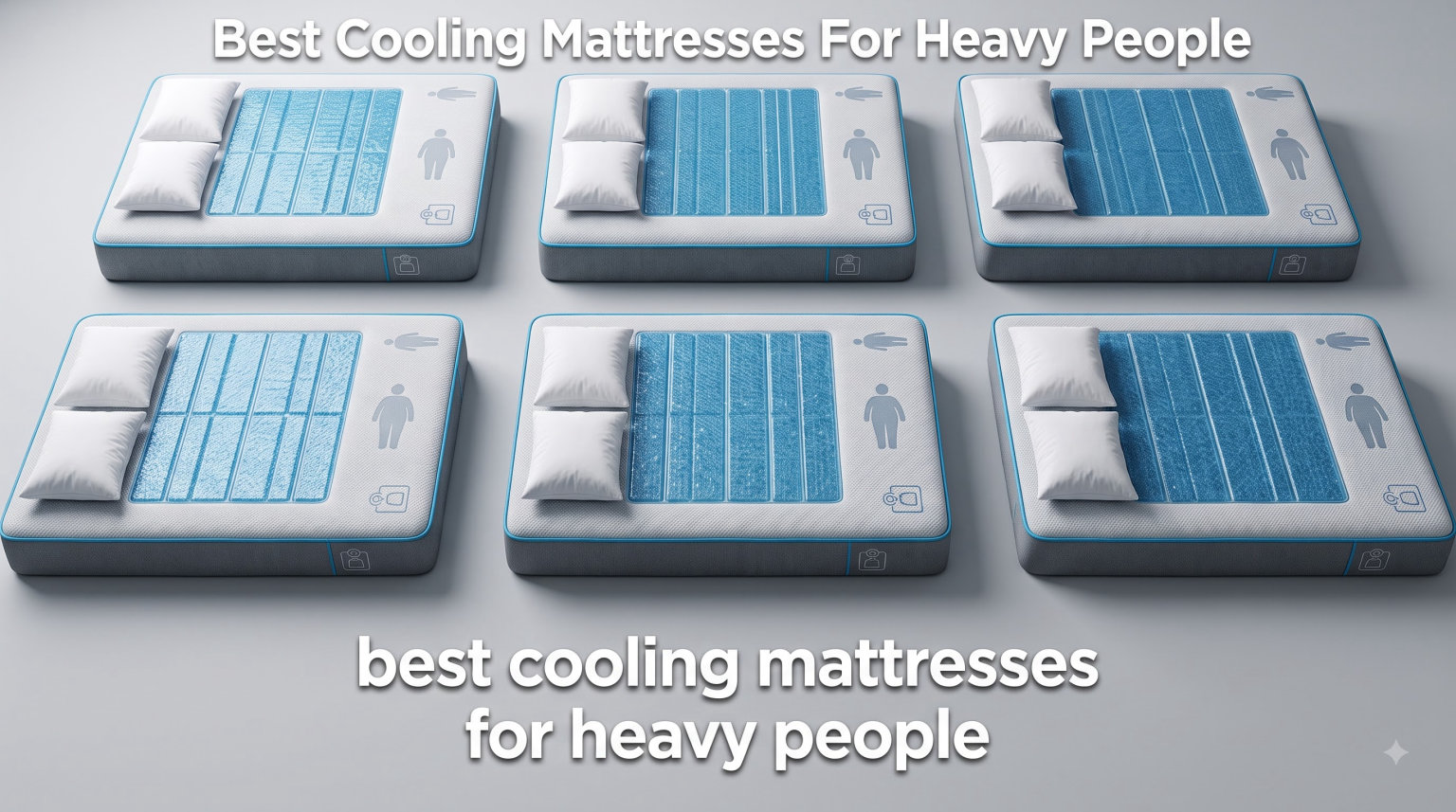 best cooling mattresses for heavy people