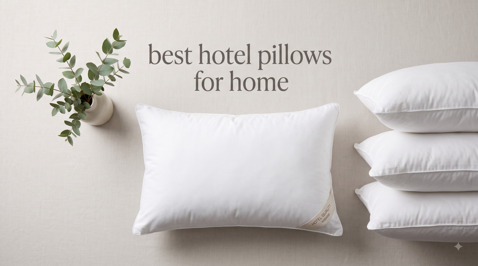 best hotel pillows for home