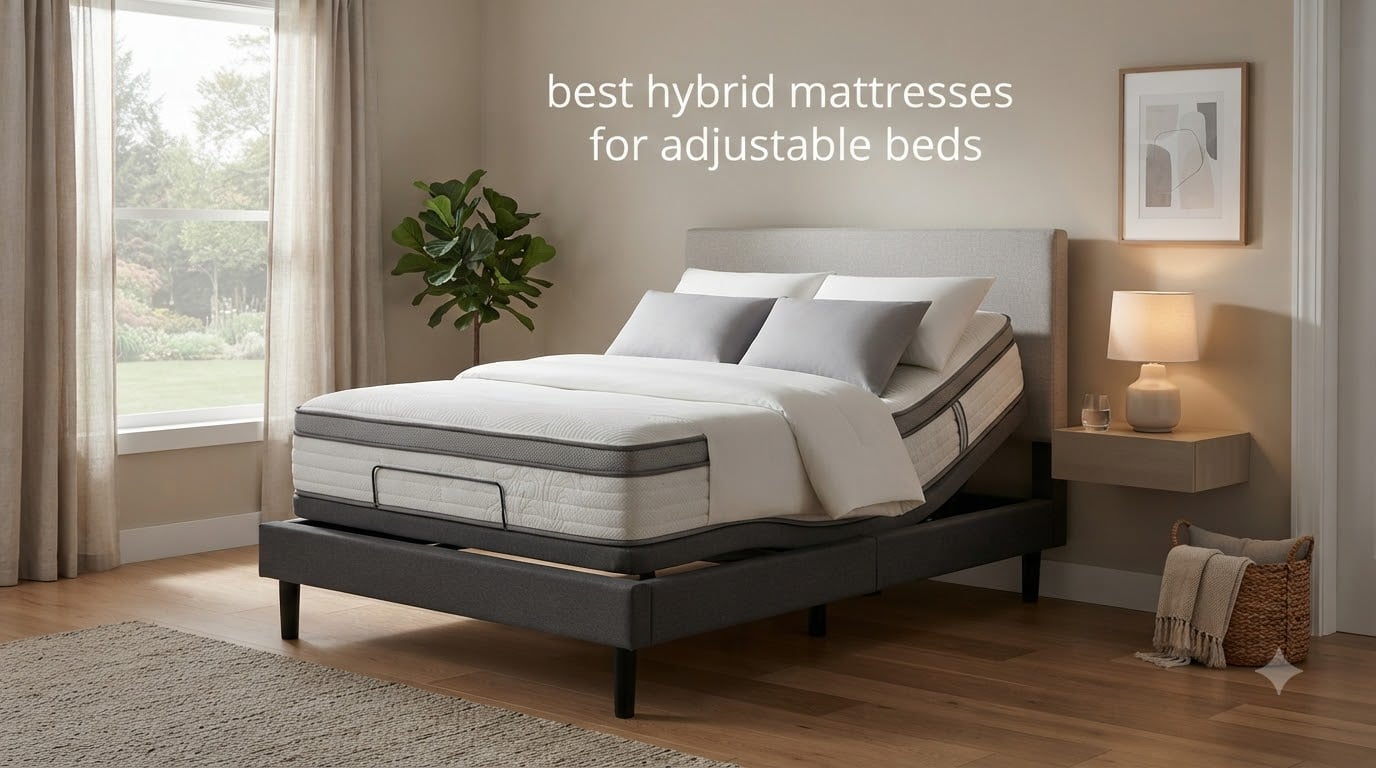 best hybrid mattresses for adjustable beds