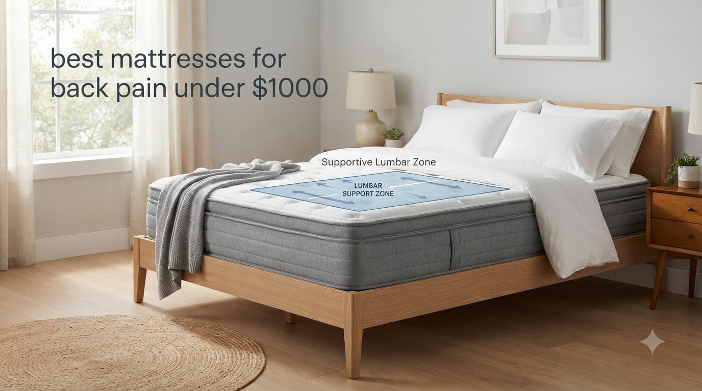 best mattresses for back pain under $1000