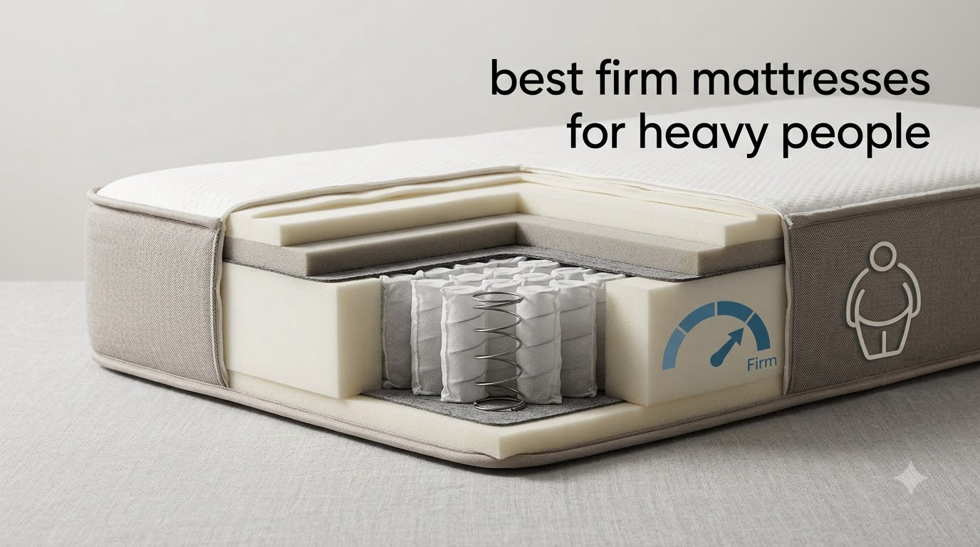 best firm mattresses for heavy people