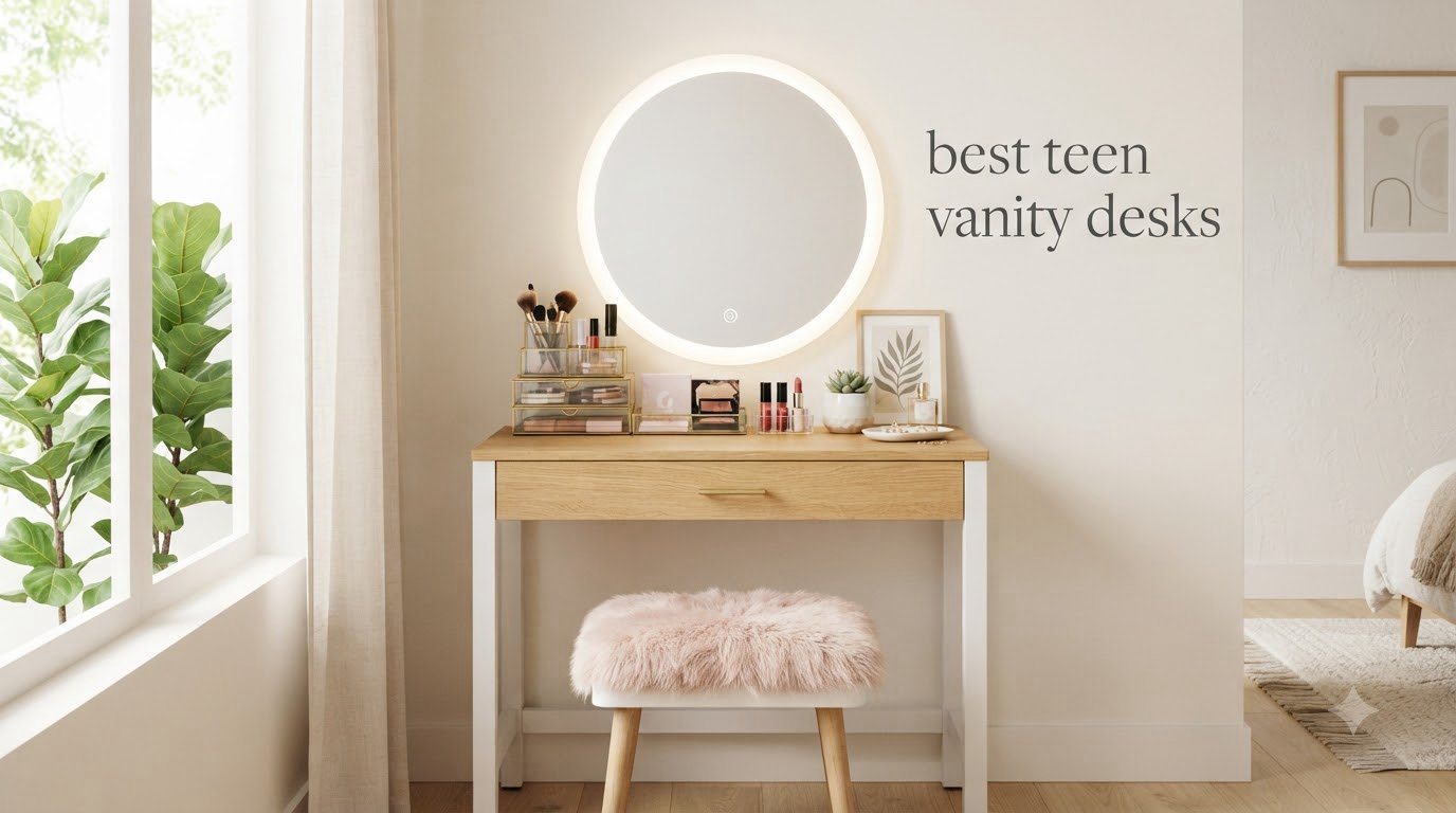best teen vanity desks