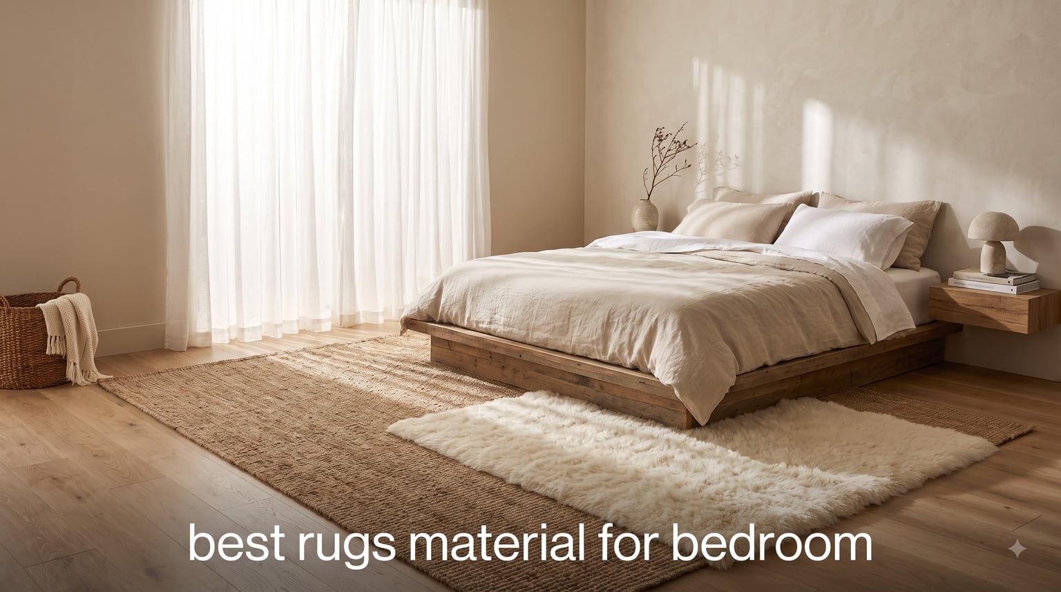 best rugs material for bedroom