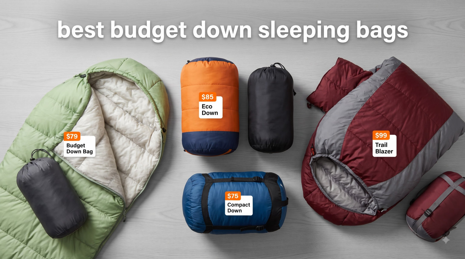 best budget down sleeping bags