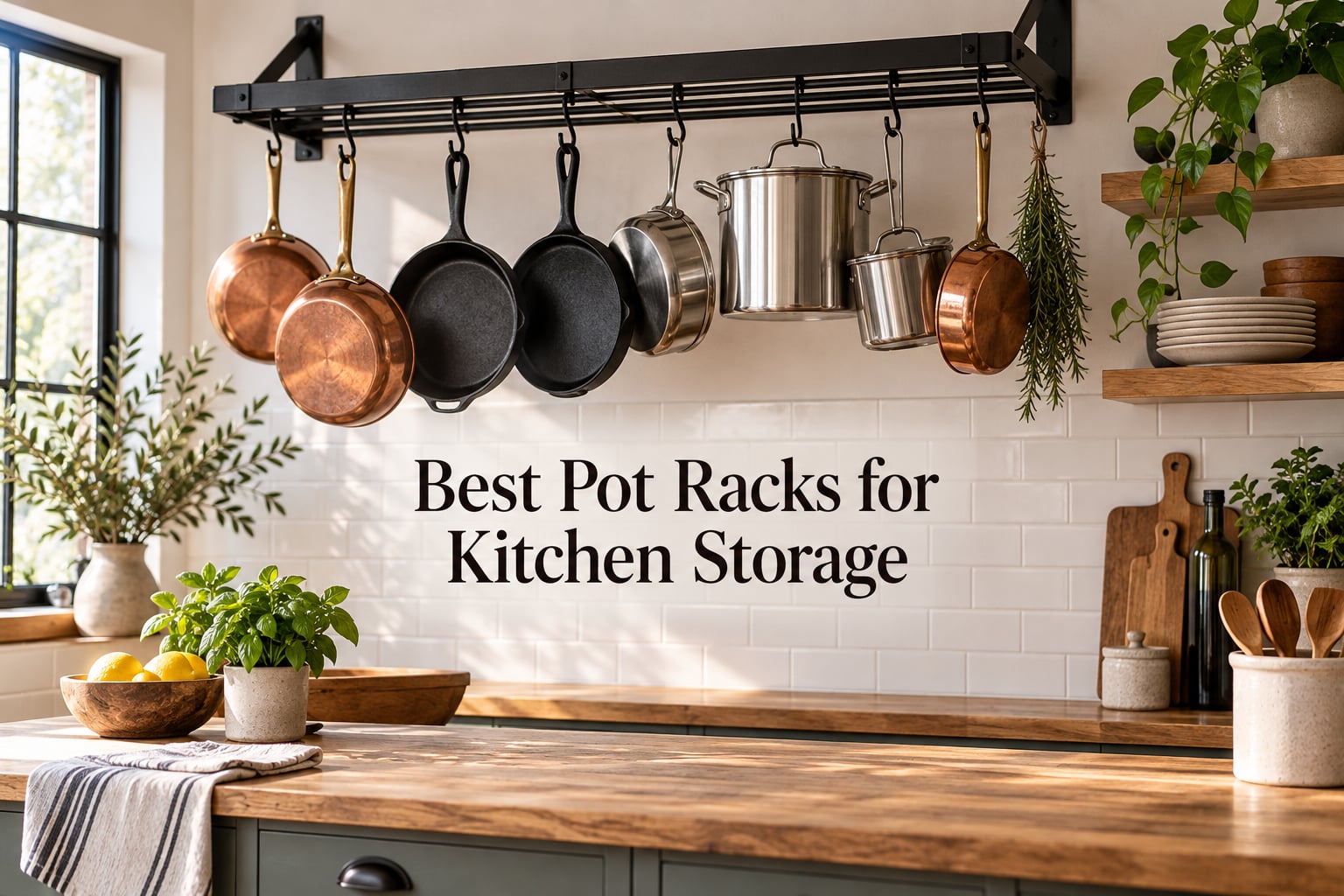 Best Pot Racks for Kitchen Storage