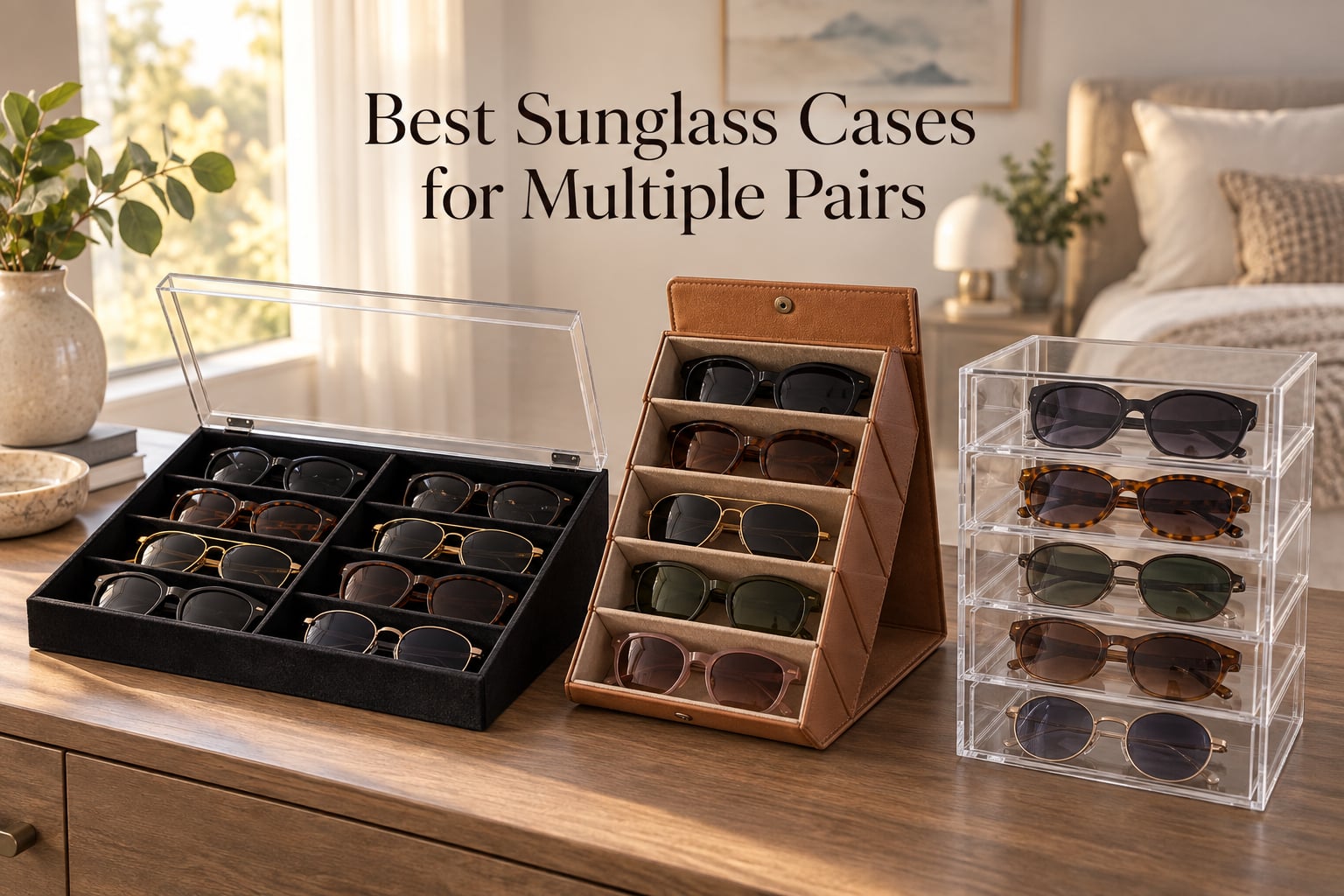 Best Sunglass Cases for Multiple Pairs
