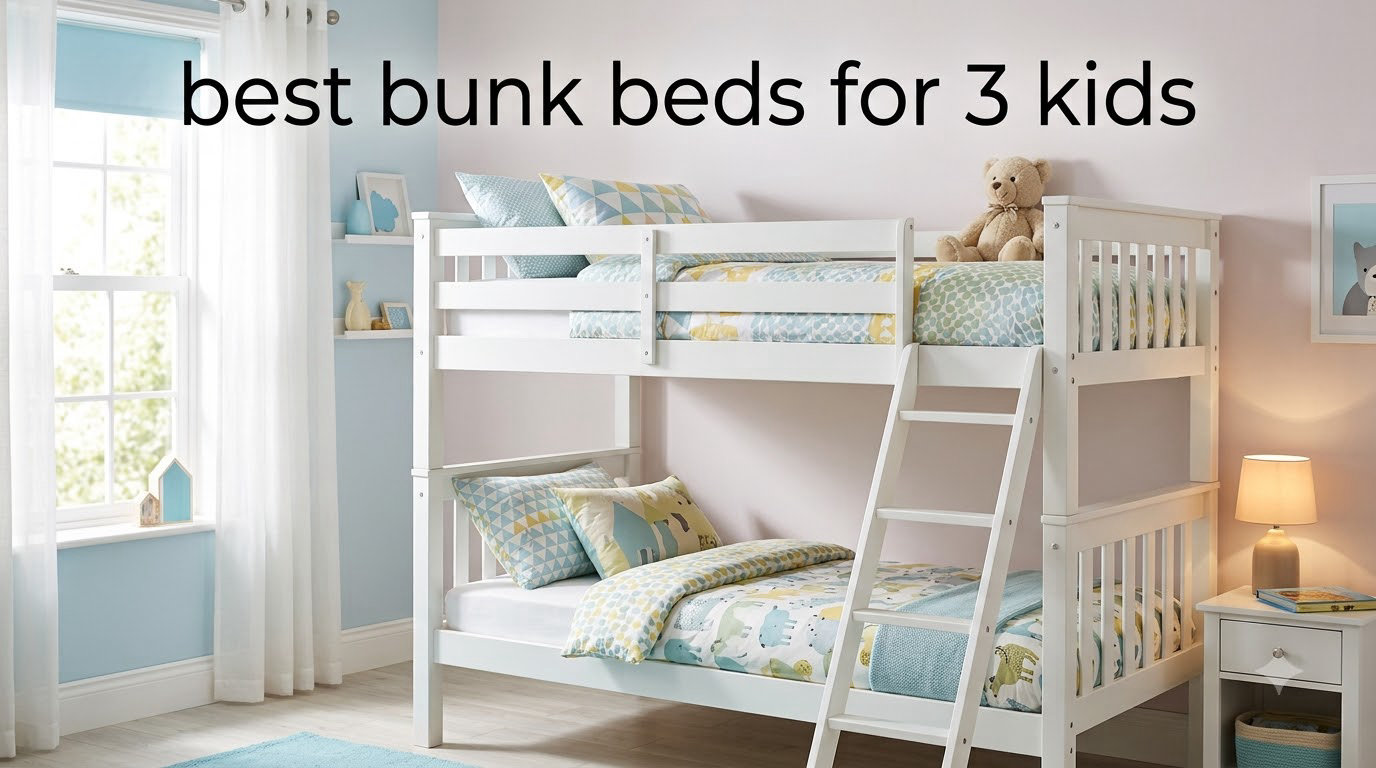 best bunk beds for 3 kids