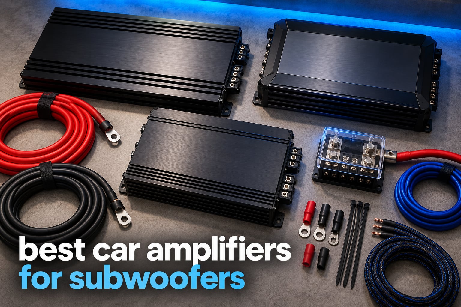 best car amplifiers for subwoofers