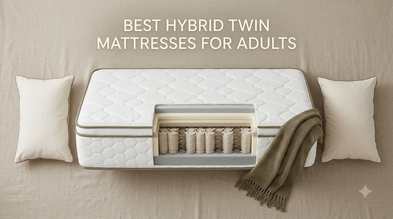 best hybrid twin mattresses for adults