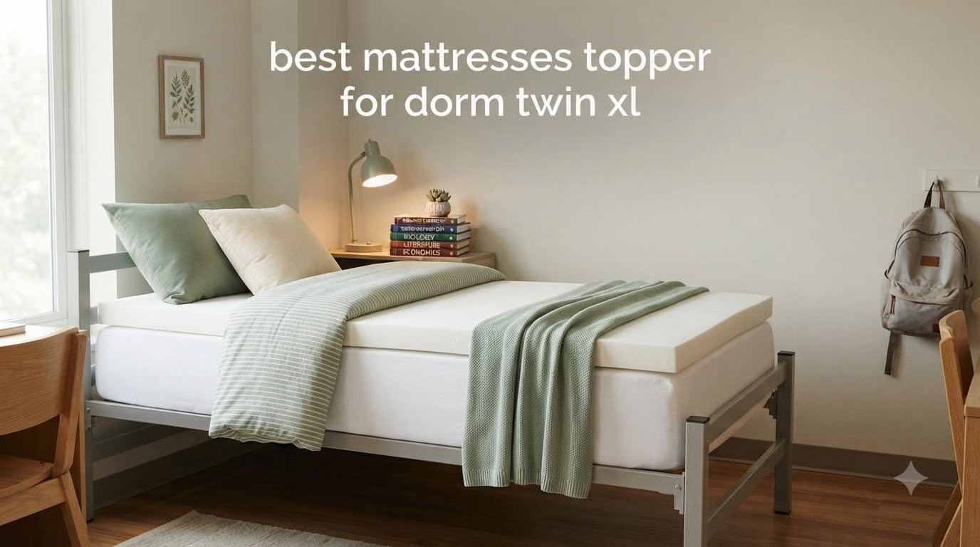 best mattresses topper for dorm twin xl