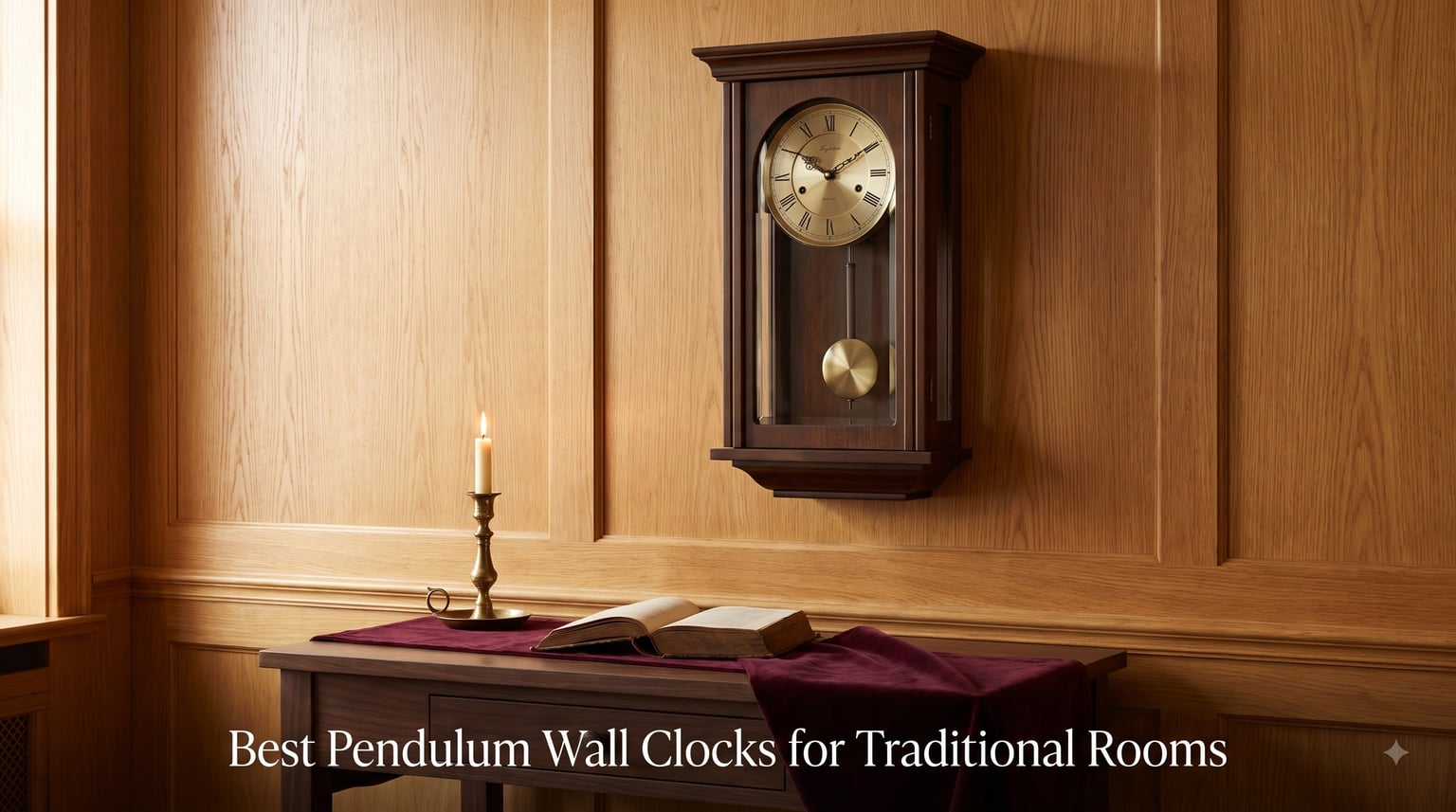 Best Pendulum Wall Clocks for Traditional Rooms