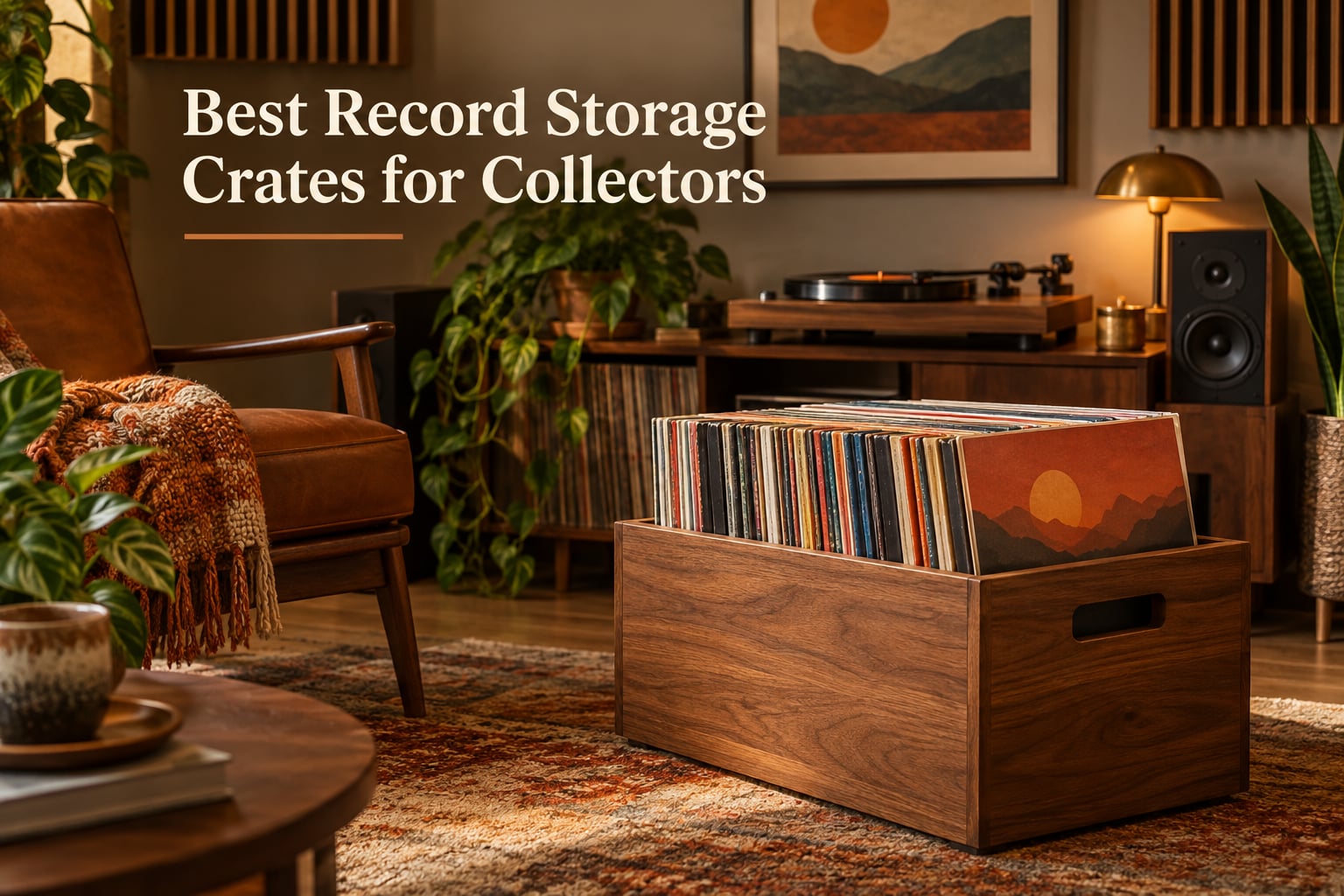 Best Record Storage Crates for Collectors