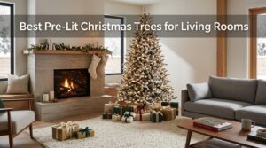 Best Pre-Lit Christmas Trees for Living Rooms