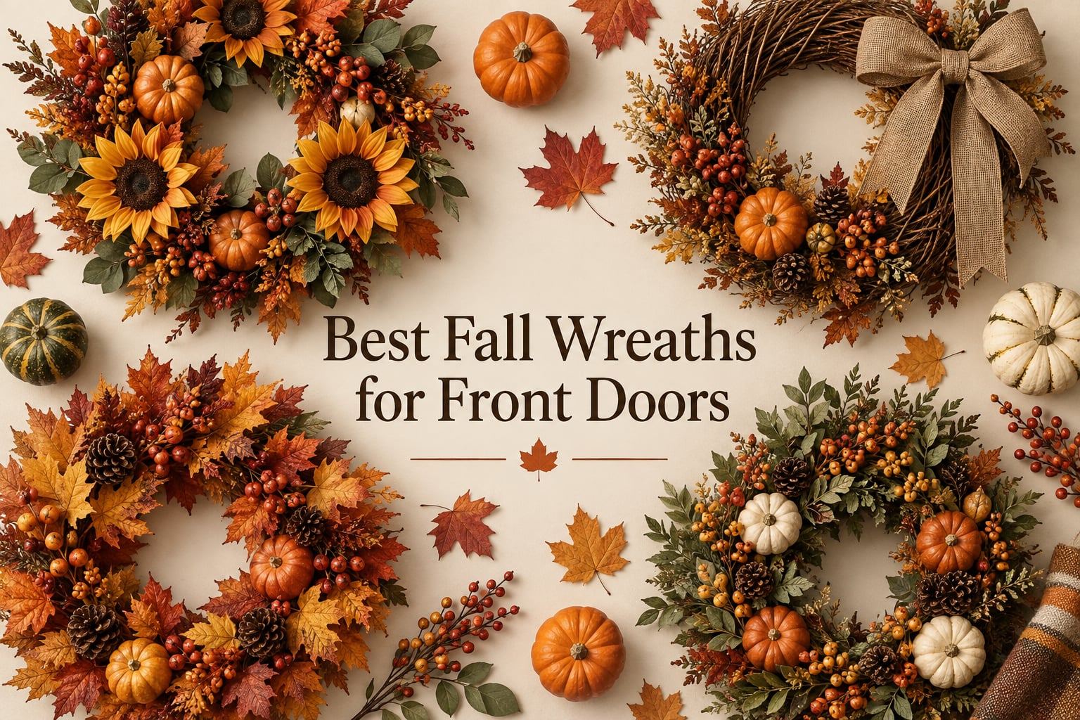Best Fall Wreaths for Front Doors