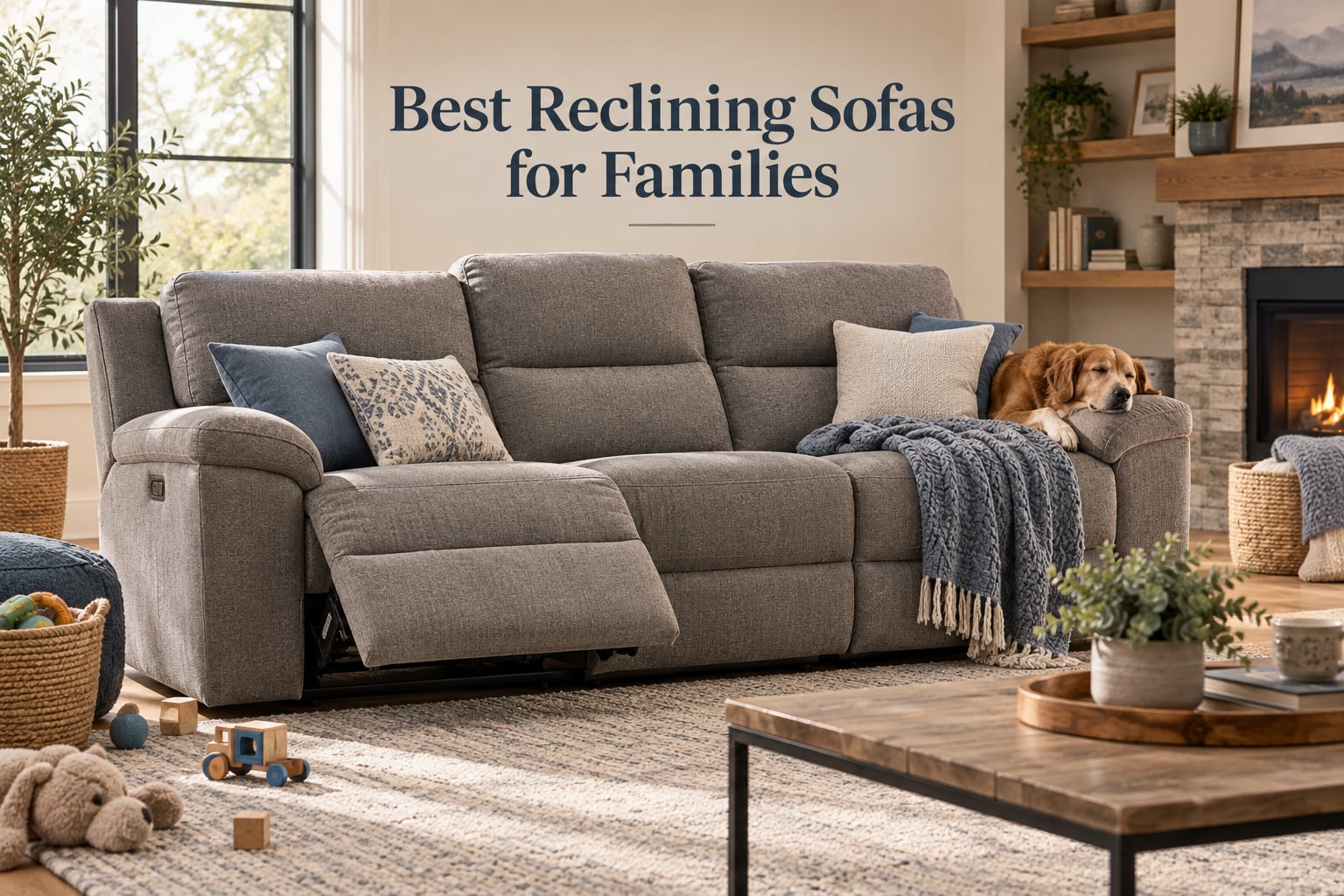 Best Reclining Sofas for Families