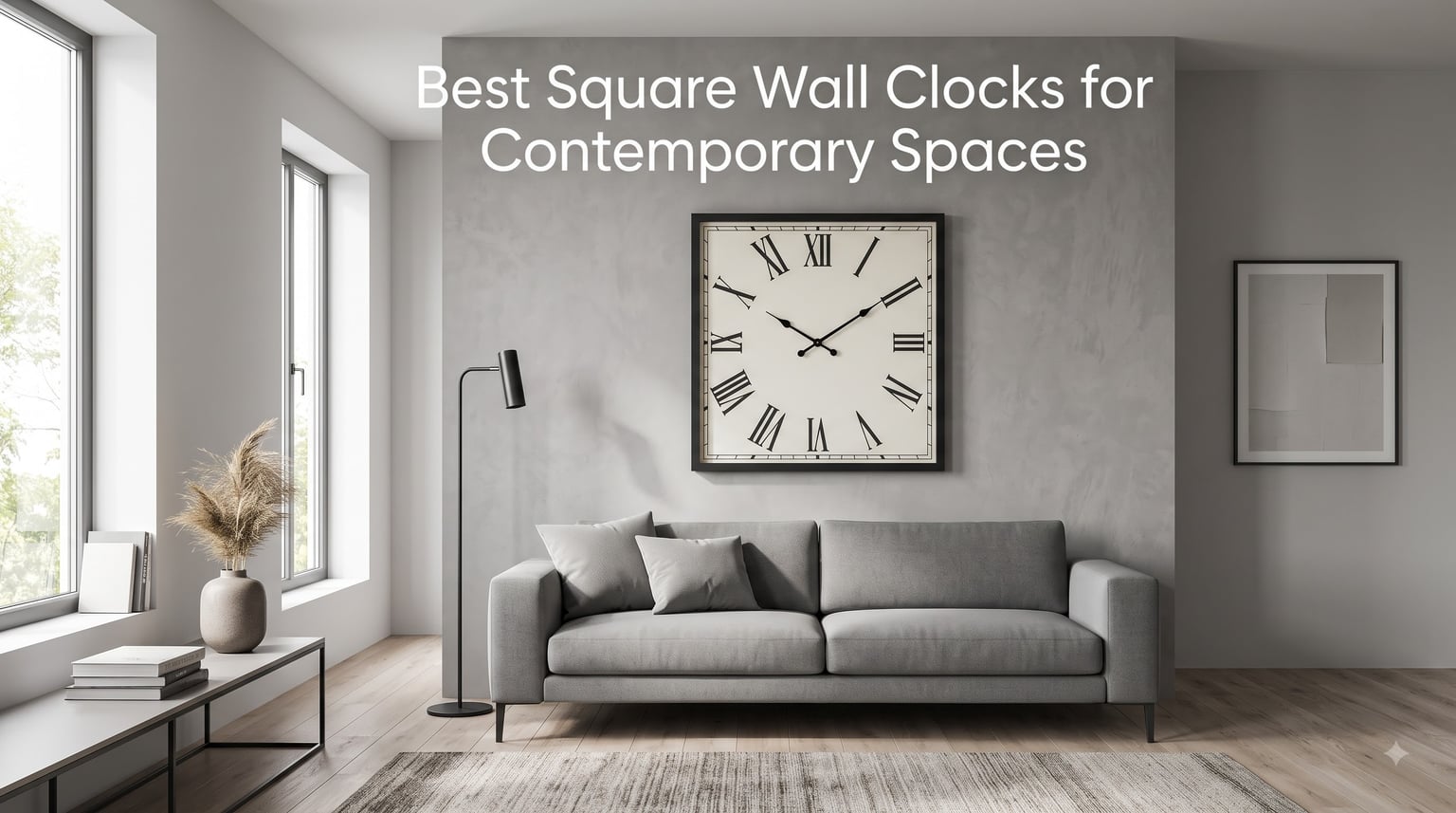 Best Square Wall Clocks for Contemporary Spaces