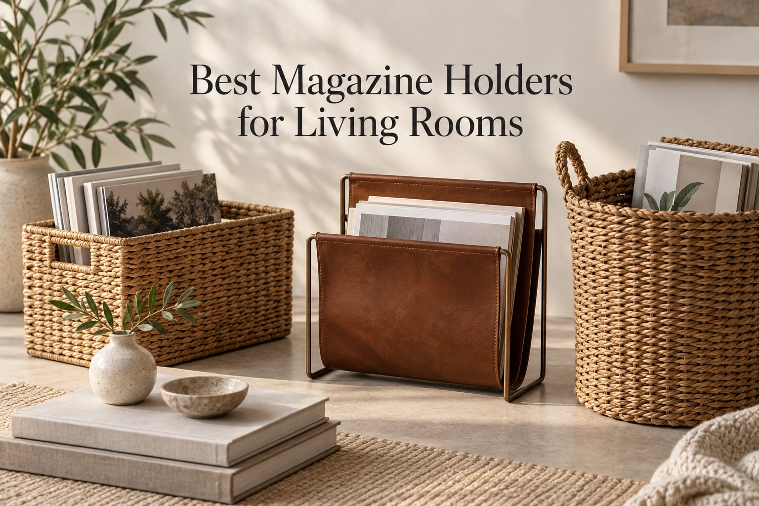 Best Magazine Holders for Living Rooms