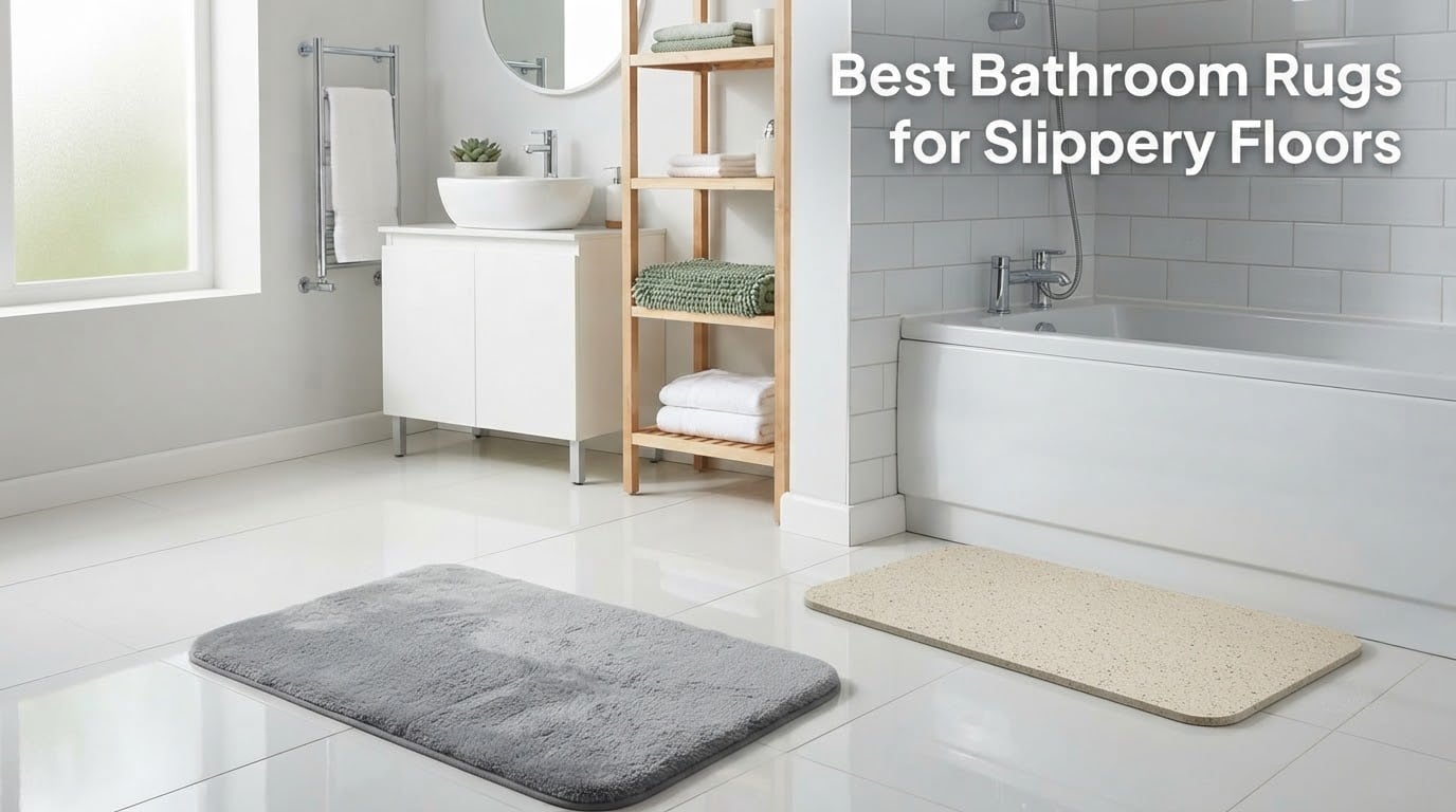 Best Bathroom Rugs for Slippery Floors