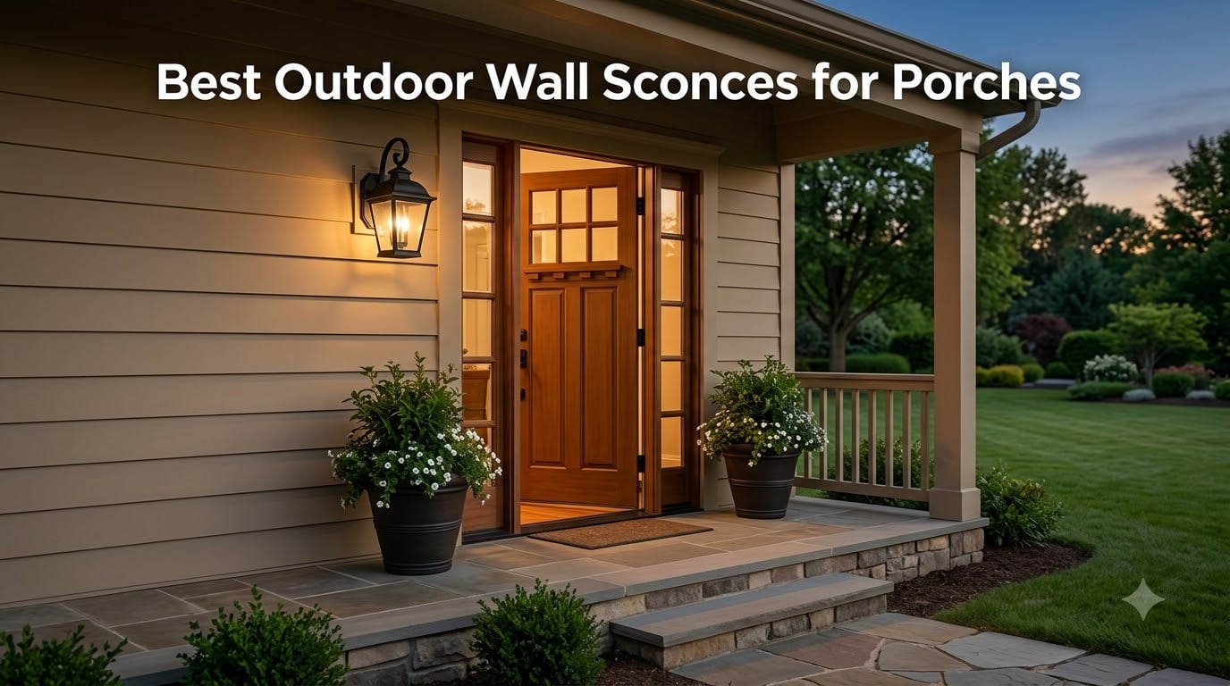 Best Outdoor Wall Sconces for Porches