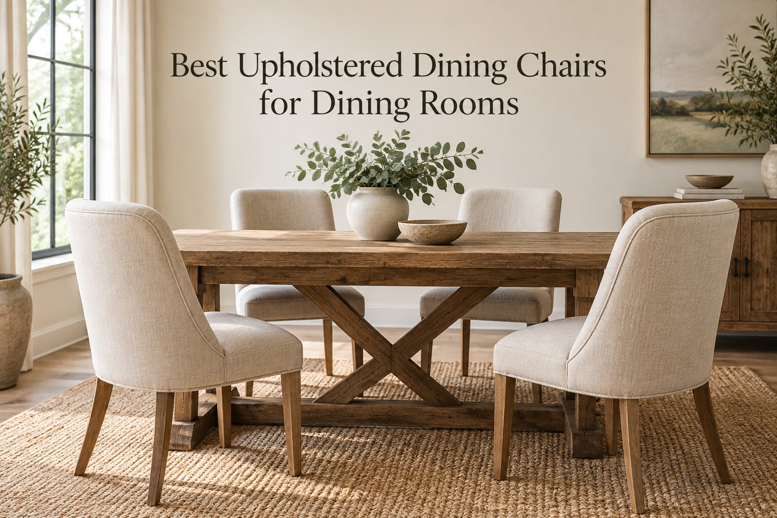 Best Upholstered Dining Chairs for Dining Rooms