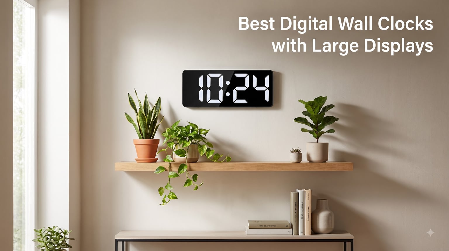 Best Digital Wall Clocks with Large Displays