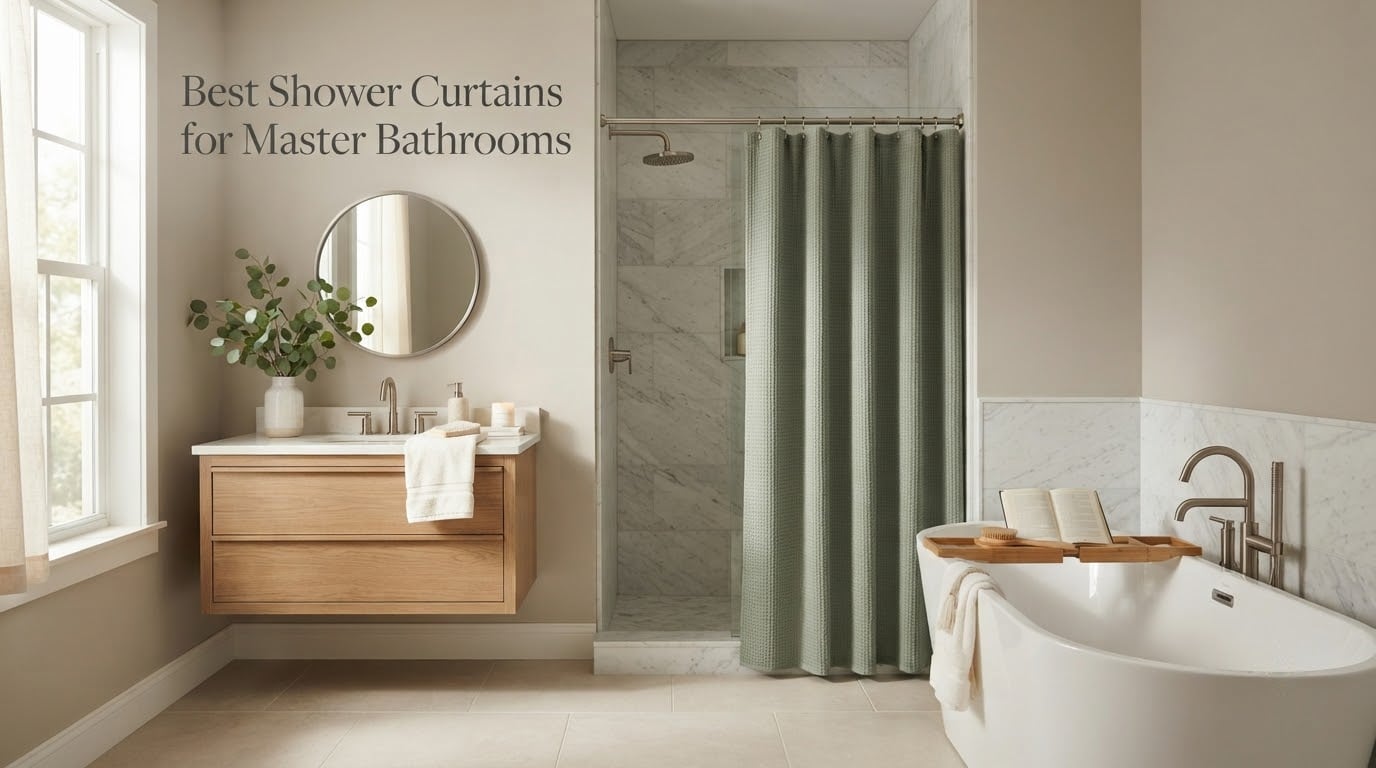 Best Shower Curtains for Master Bathrooms