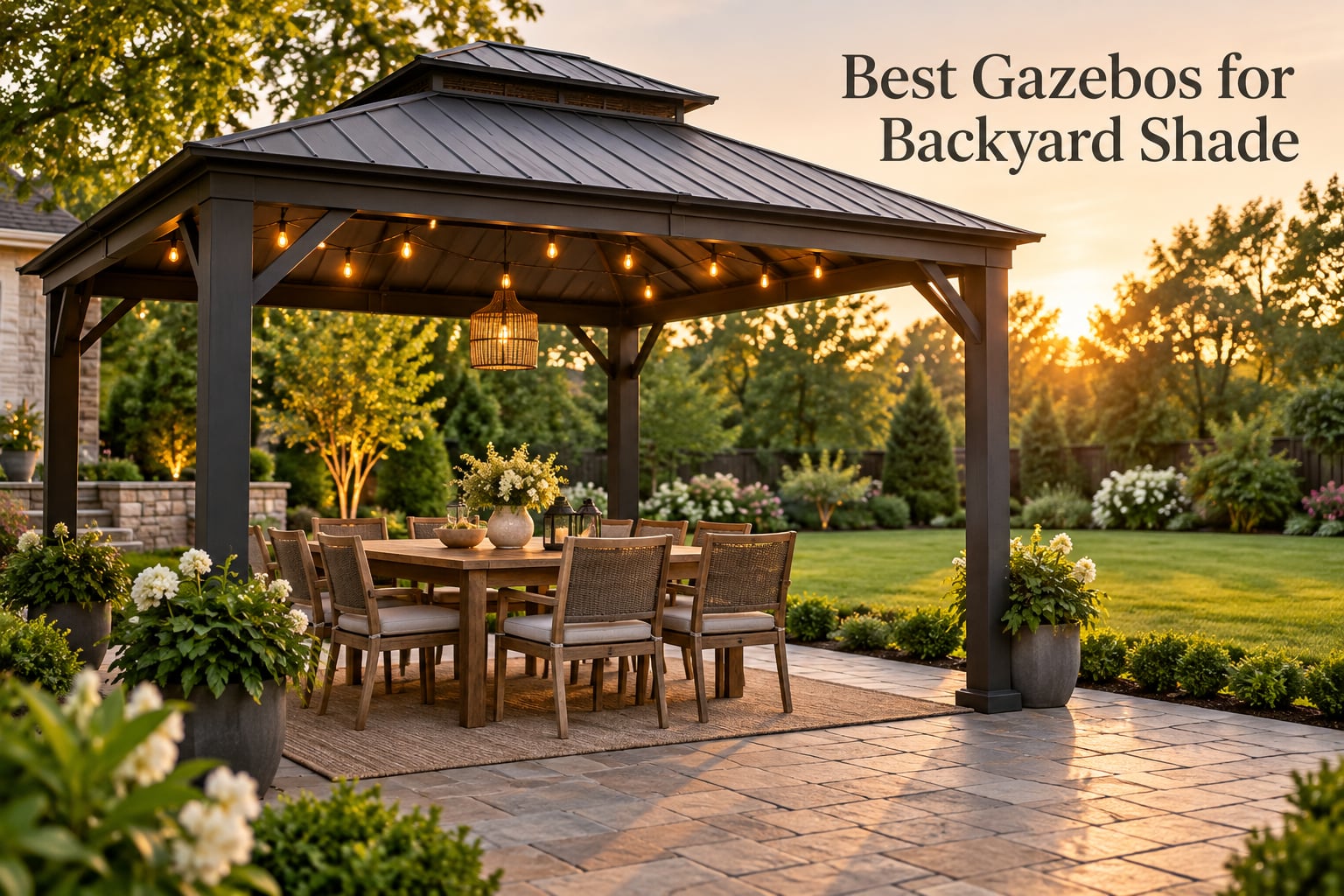 Best Gazebos for Backyard Shade