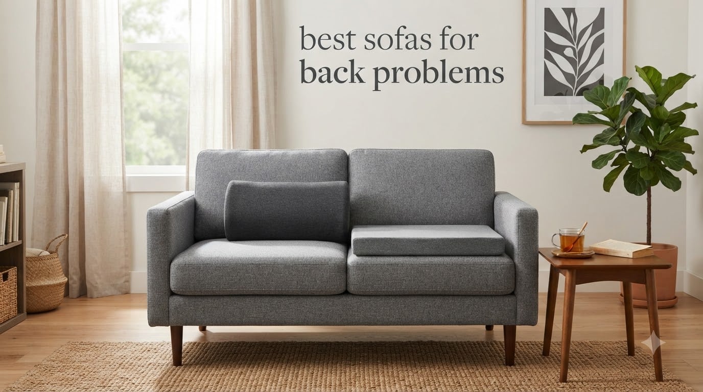 best sofas for back problems