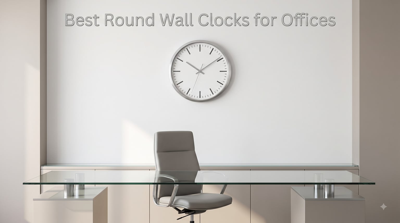 Best Round Wall Clocks for Offices