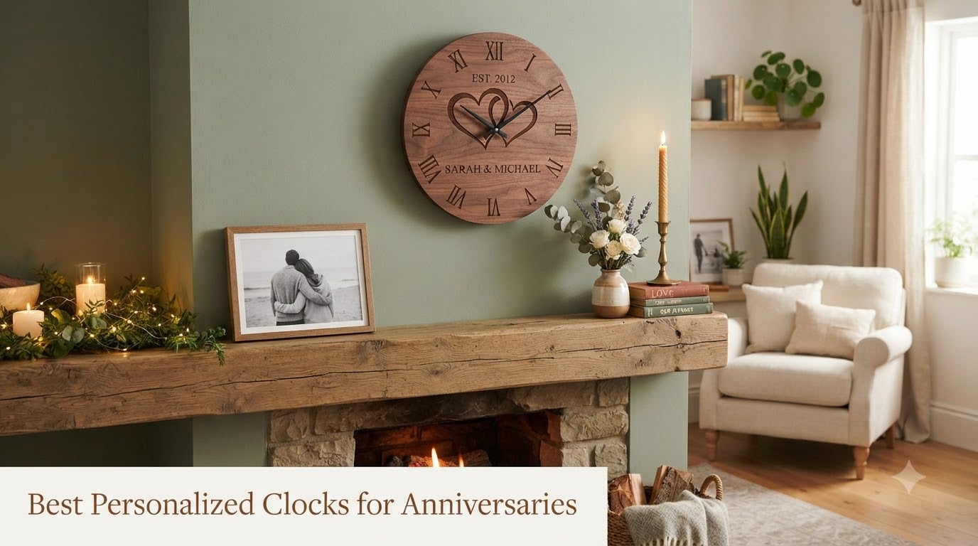 Best Personalized Clocks for Anniversaries