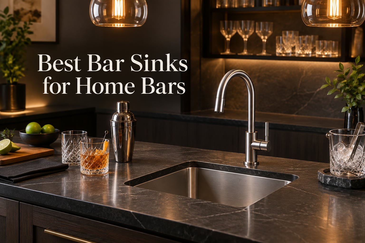 Best Bar Sinks for Home Bars