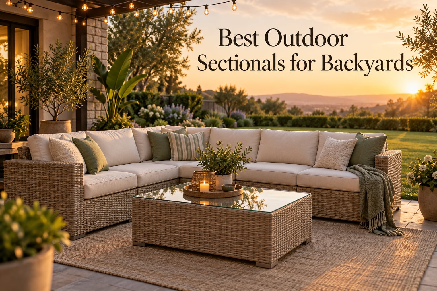 Best Outdoor Sectionals for Backyards