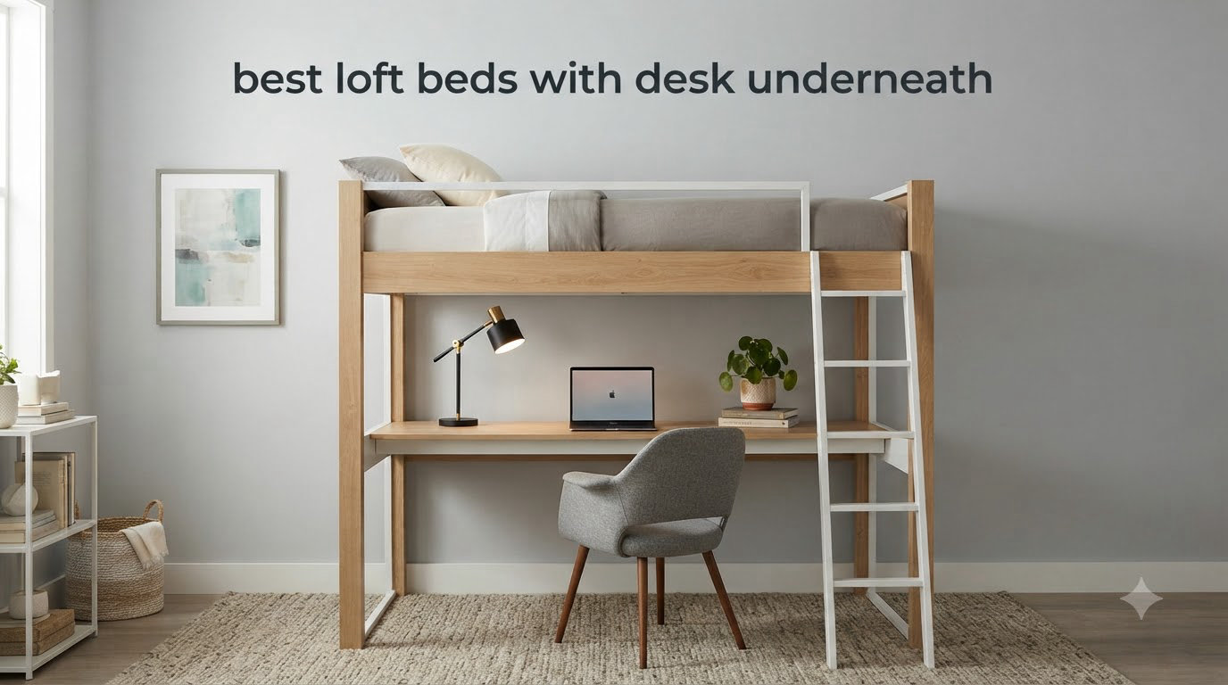 best loft beds with desk underneath