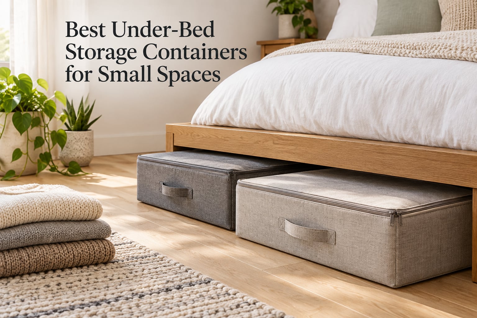 Best Under-Bed Storage Containers for Small Spaces