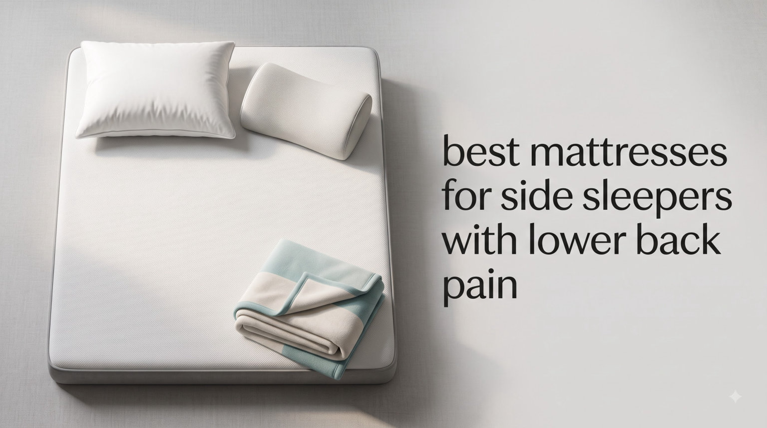 best mattresses for side sleepers with lower back pain