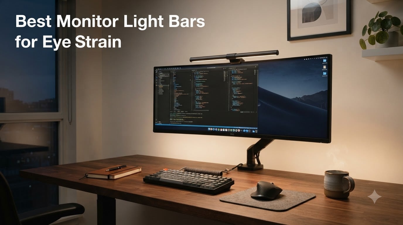 Best Monitor Light Bars for Eye Strain