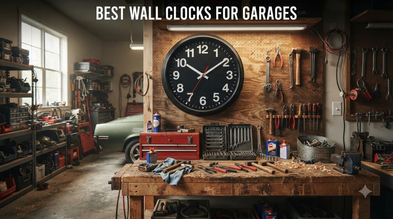 Best Wall Clocks for Garages