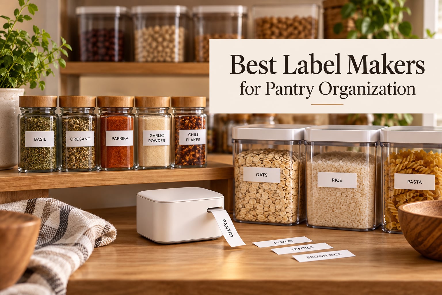 Best Label Makers for Pantry Organization