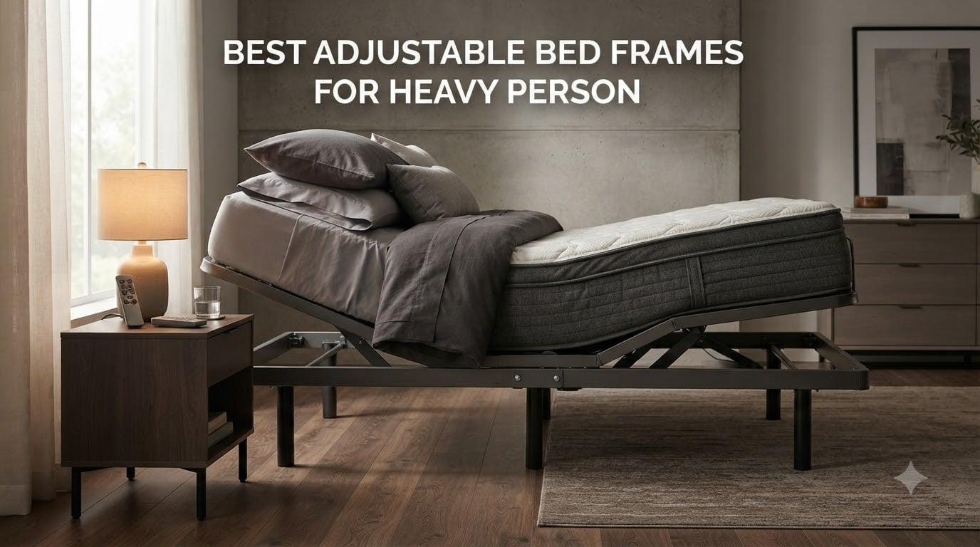 best adjustable bed frames for heavy person