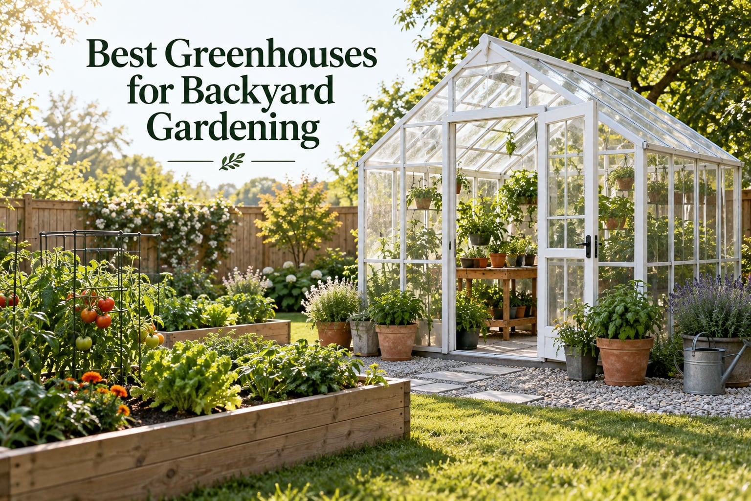 Best Greenhouses for Backyard Gardening