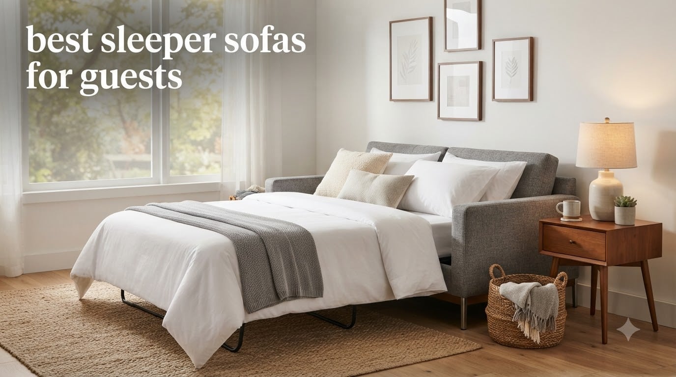 best sleeper sofas for guests