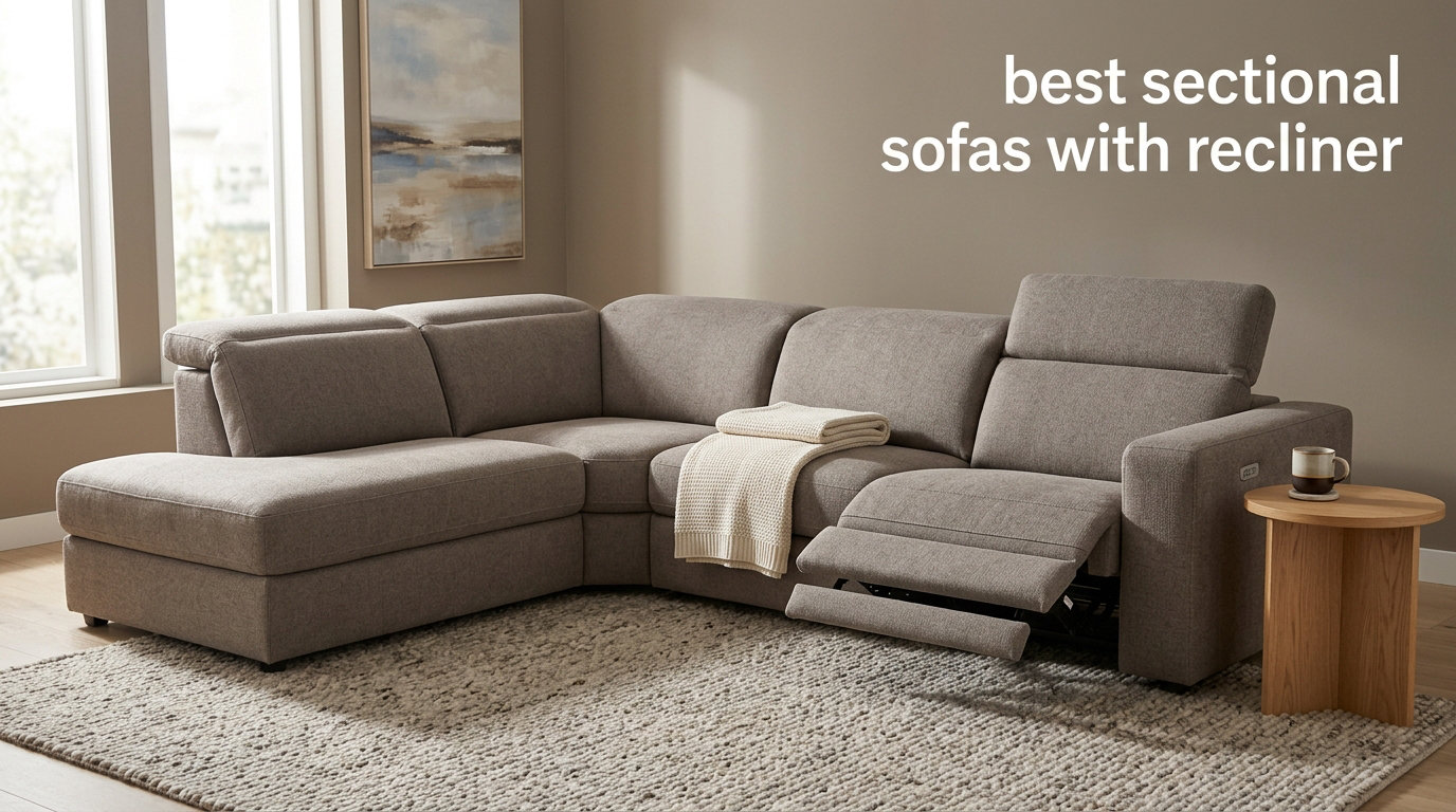 best sectional sofas with recliner