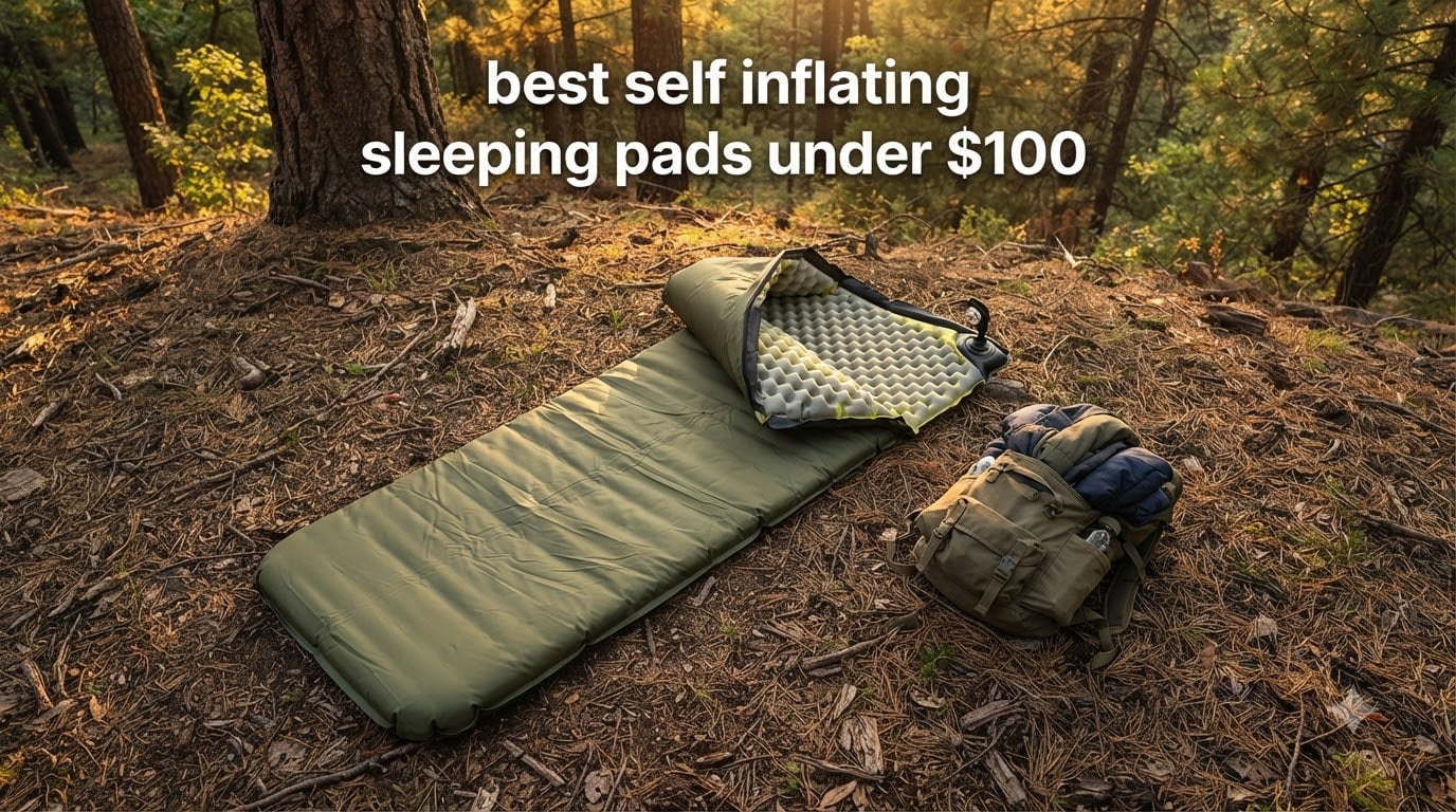 best self inflating sleeping pads under $100