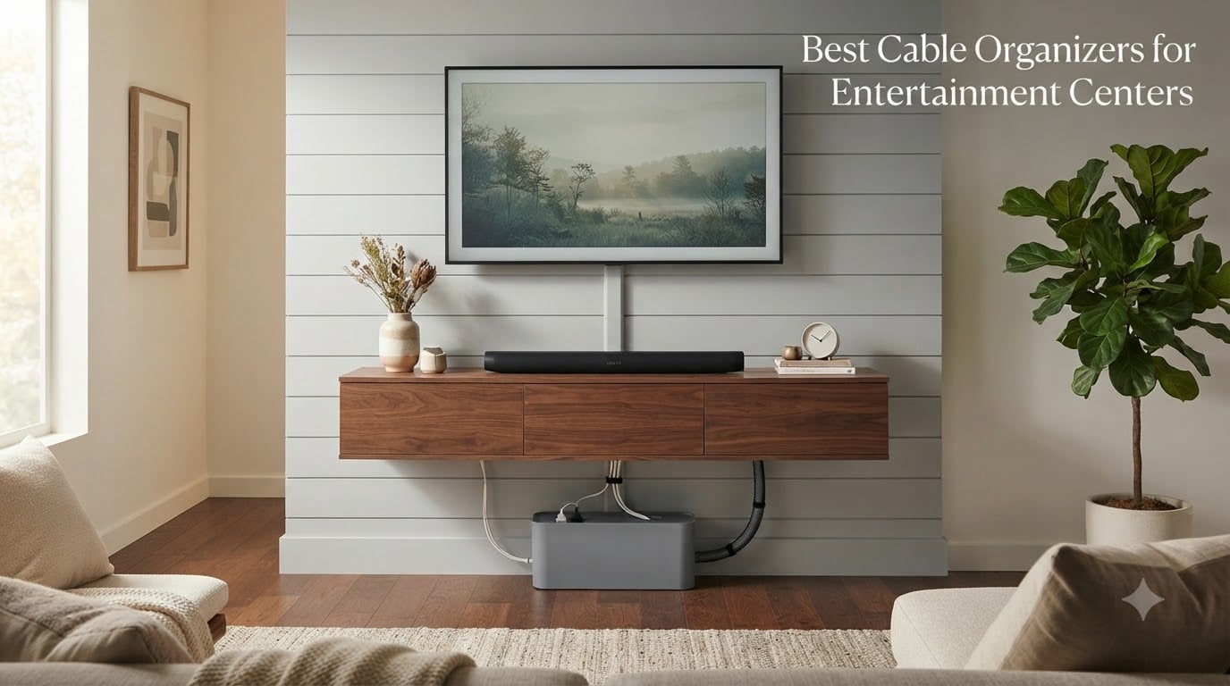 Best Cable Organizers for Entertainment Centers