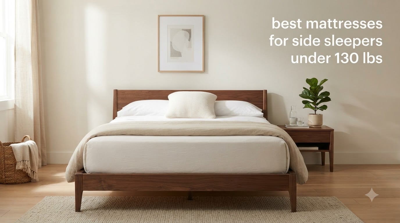best mattresses for side sleepers under 130 lbs